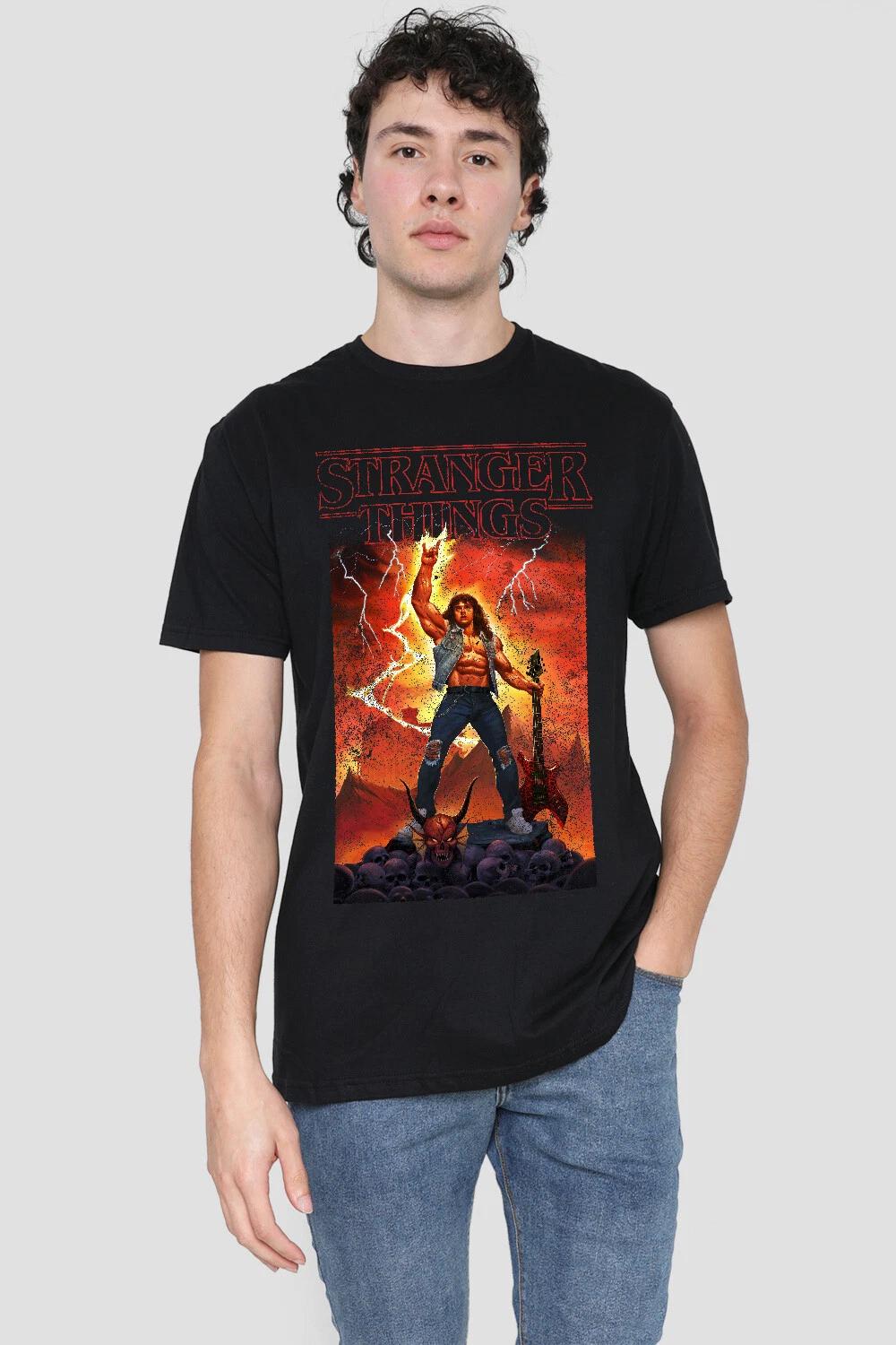 STRANGER THINGS ROCK OF EDDIE MUNSON - Mens T-Shirt S-2XL 3XL