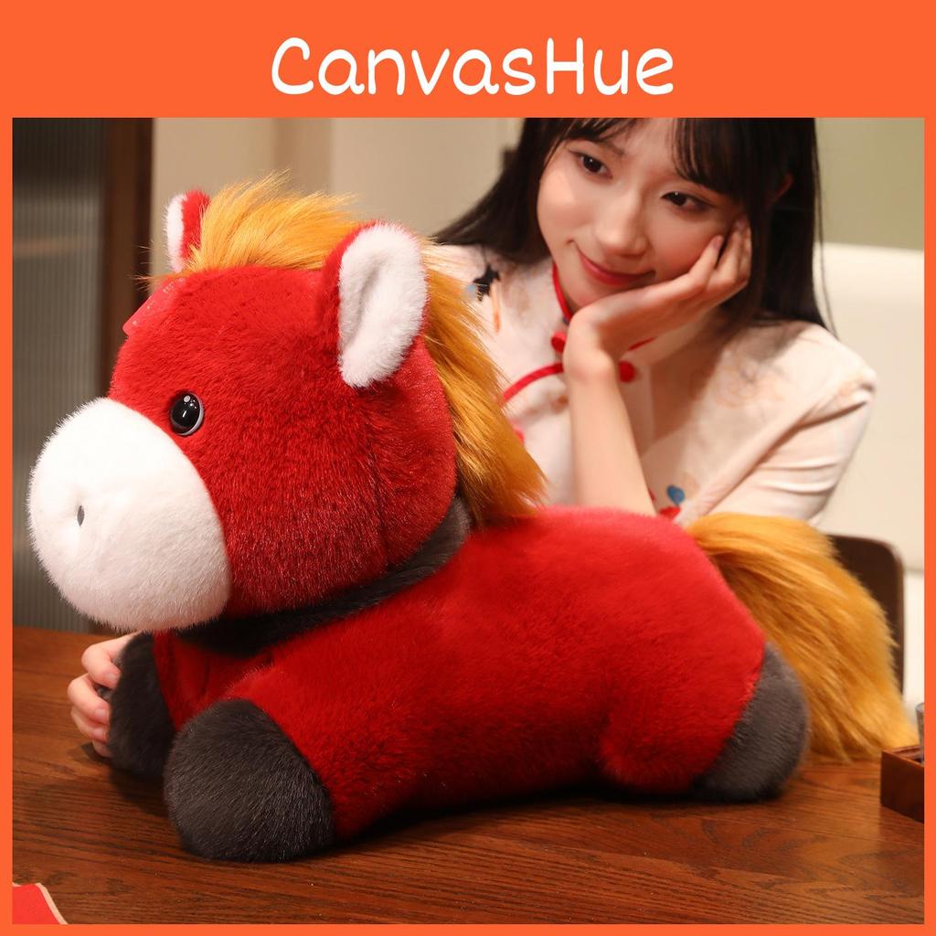 Toy Horse Plush With Soft Polyester Filling For New Year Gifts Celebrations And