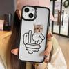 Acrylic Phone Case for iPhone 11 12 13 14 Pro 12 14 16 Pro Max for Samsung A16 A36 A56 S24 FE High-quality Painted Anti-fall Mobile Phone Case