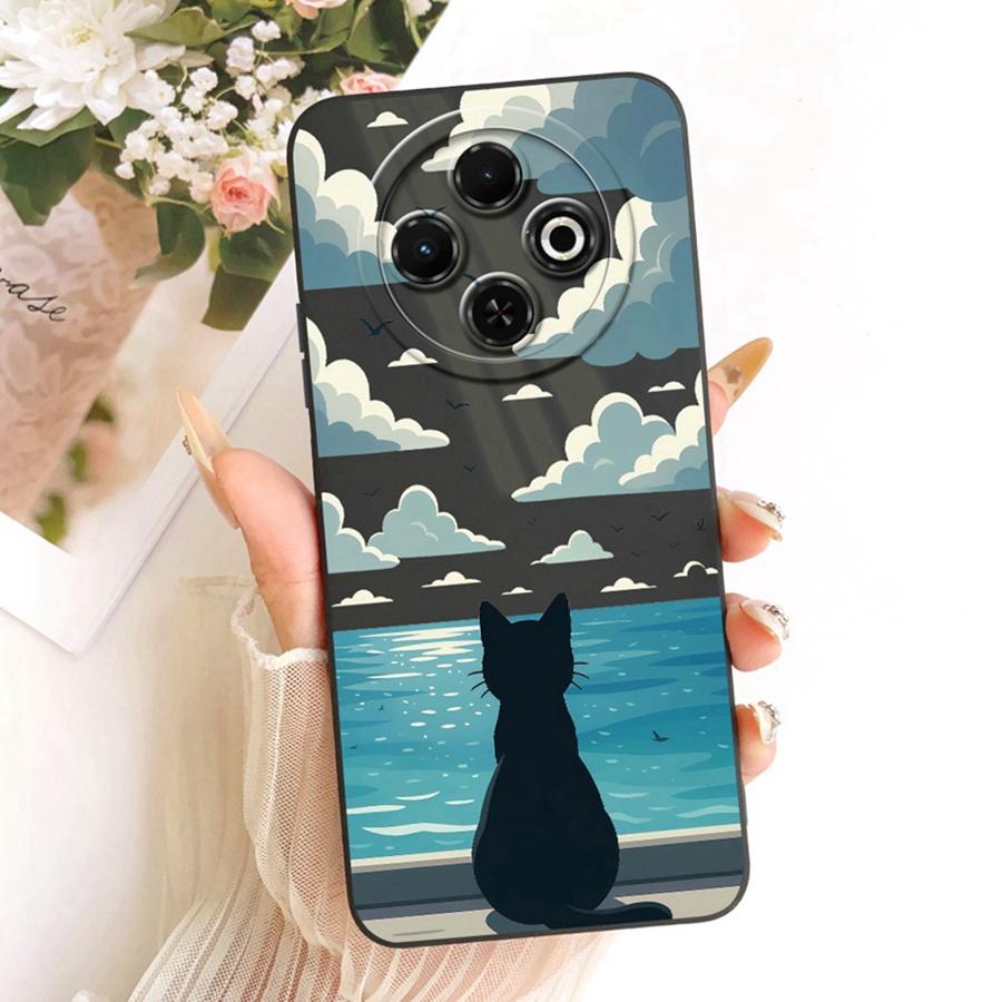 For Tecno Spark 30C  Pro Case Shockproof Soft Silicone Matte Back Cover For Tecno Spark30 30 C  Phone Cases New Design Couqe