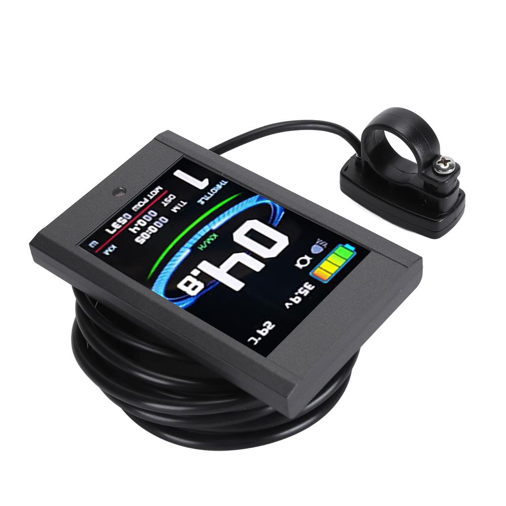 Bike Display Panel Waterproof Colorful Portable 5 Pins 24V 36V 48V LCD12 Display with SM Connector for DIY Modification