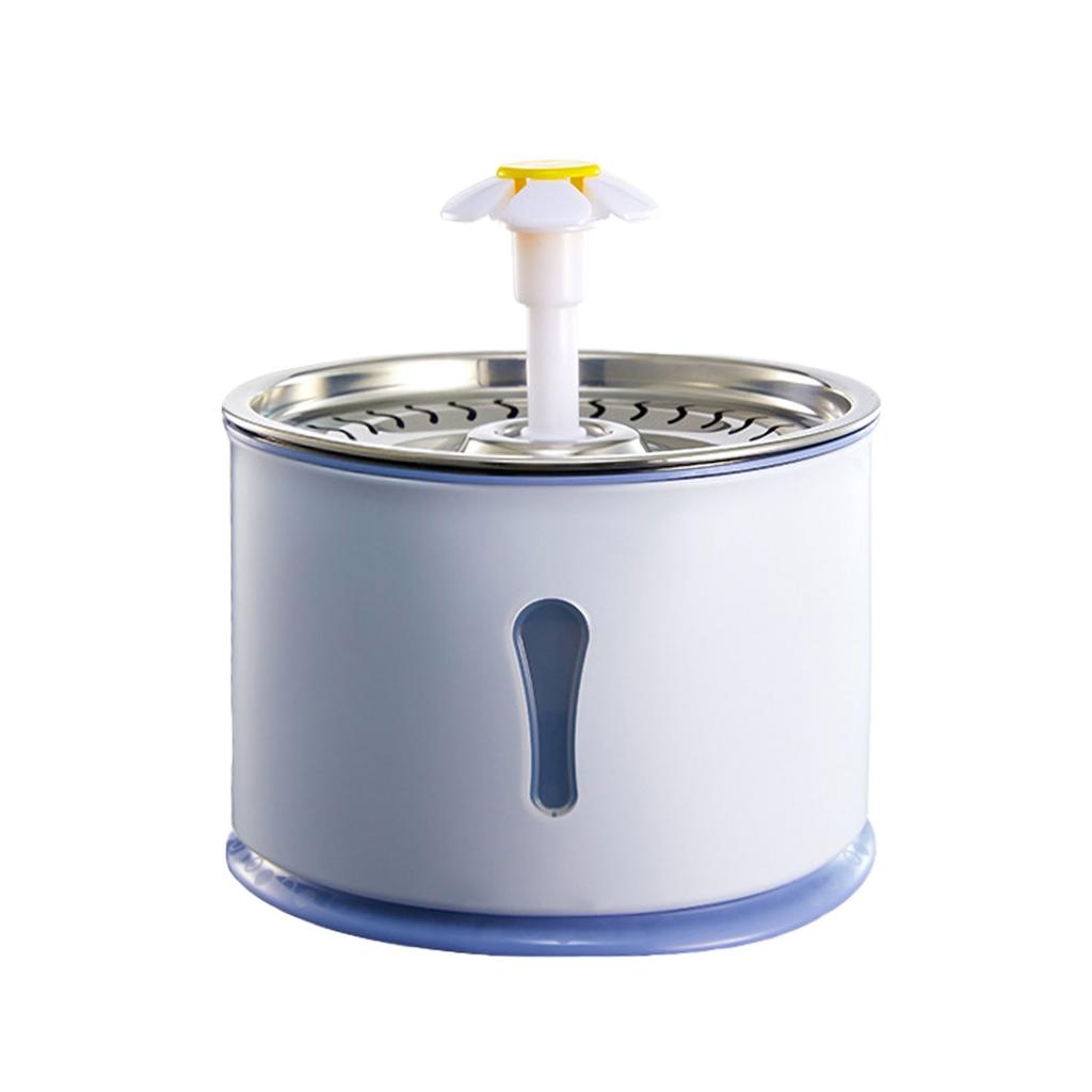 Haustier Smart Spender mit automatischer Zirkulation, Lebendwasser, Trinkwasserreinigung und -filtration, Geräuscharmer Wasserspender und Napfset für Katzen