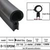 U-Shaped Waterproof Anti-Collision Dustproof Electrical Cabinet Rubber Seal