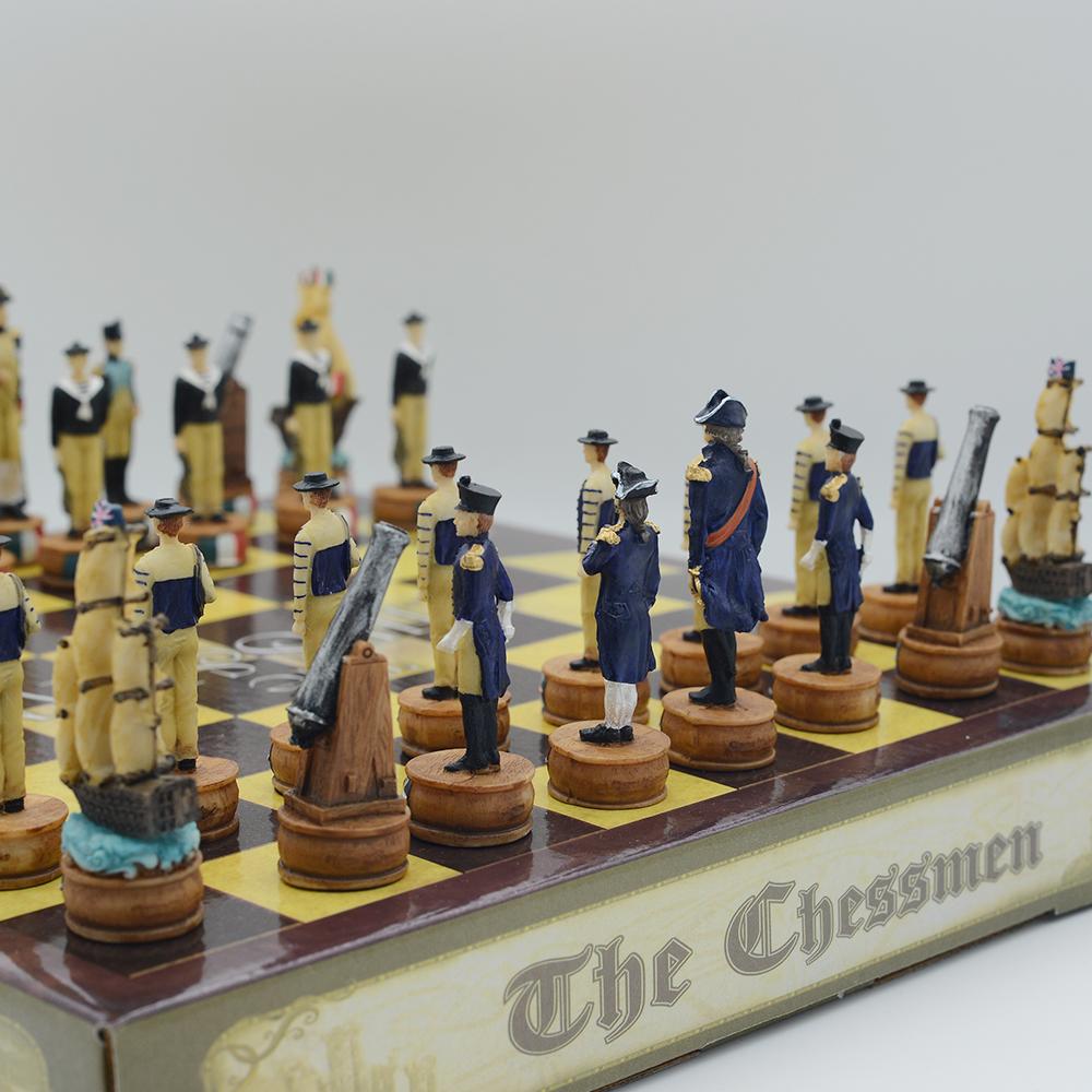 Luxury Chess With 3D Character Design, International Deluxe Chess Set For Chess Lovers And Collectors Puzzle Board Game Card Toy