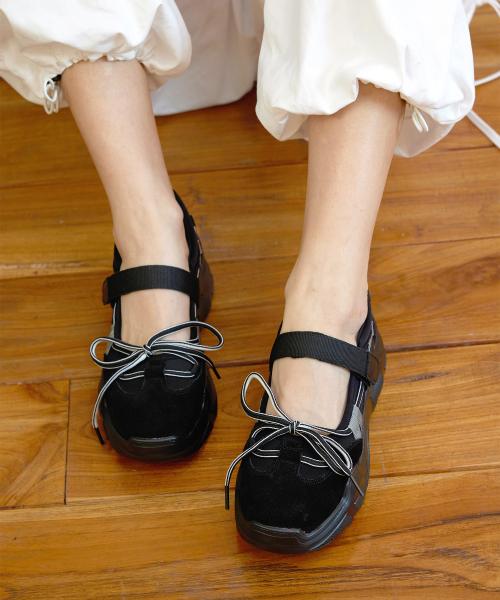 [Sesti] Urban Ribbon Sneakers [Shipped from Korea] 100% Authentic