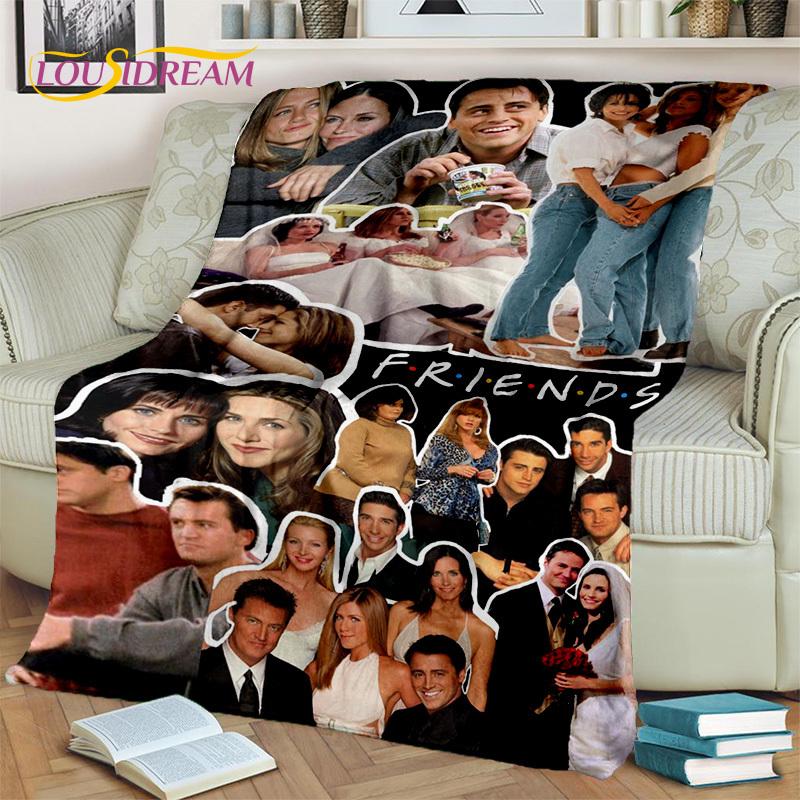 Friends Classics TV 3D  Blanket,Soft Throw Blanket for Home Bedroom Bed Sofa Picnic Travel Office Cover Rest Blanket Kids Gift