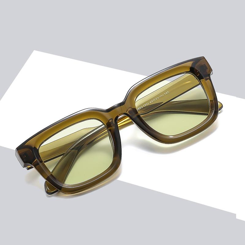 3pcs New Fashion Square Sunglasses Women Retro Personality Shades UV400 Men Outdoor Brand Colorful Colors Sun Glasses Unisex