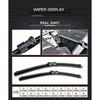 For Ford Transit L2H2 2014-2019 2015 2016 2017 2018 Wiper Front Wiper Blades Windshield Windscreen Window Brush 30"+20"