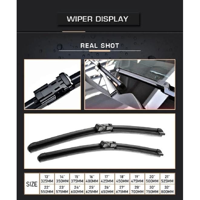 For Ford Transit L2H2 2014-2019 2015 2016 2017 2018 Wiper Front Wiper Blades Windshield Windscreen Window Brush 30"+20"