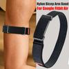 Nylon-Armband für Google Fitbit Air Active Band Weiches atmungsaktives verstellbares Bizepsband mit Metallgehäuse für Google Fitbit Air 6