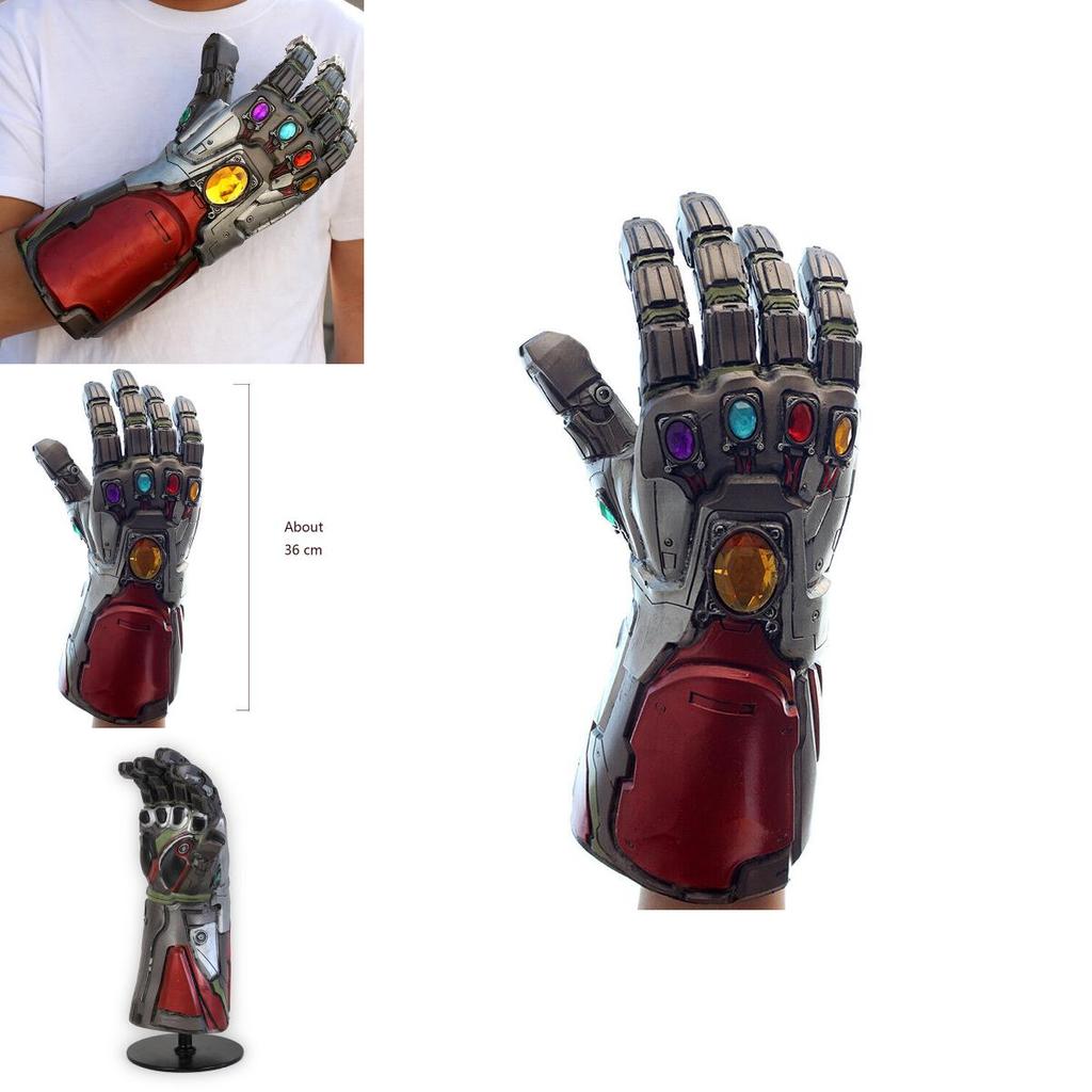 Gant de l'Infini Avengers 4 Endgame de Qualité Premium Cosplay Iron Man Tony Stark Accessoires de Gants Pour Collectionneurs Ultimes