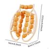 Leg Massage Tools 23 Wheels Circular Clamps Rod for Hands Neck Shoulders Indoor Sports