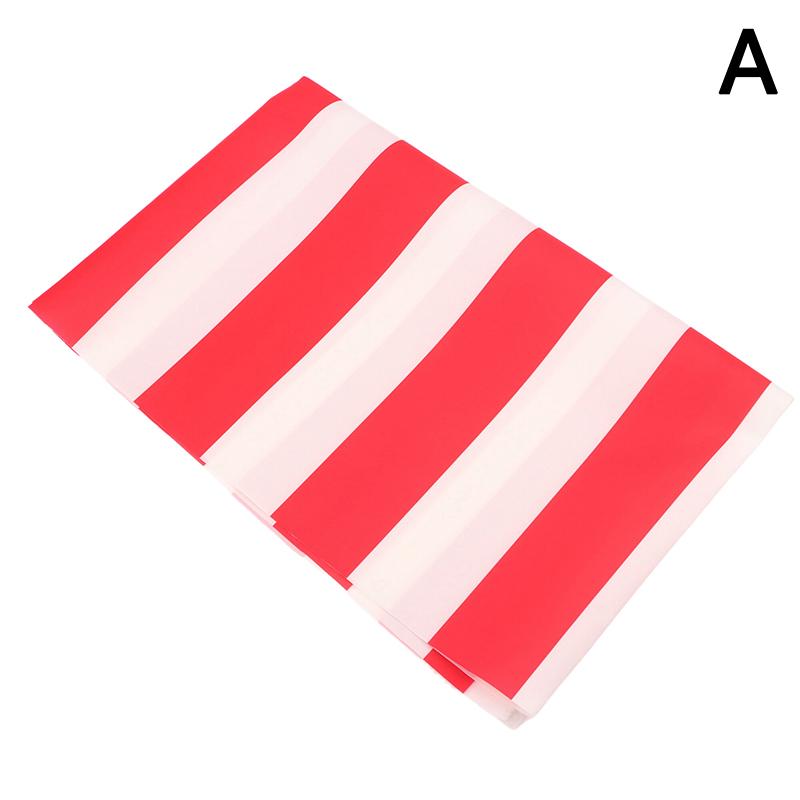 420D  Striped Print Oxford Fabric Waterproof Fabric Canopy Tent Umbrella Cloth Pu Coated 50X150Cm Sunshade