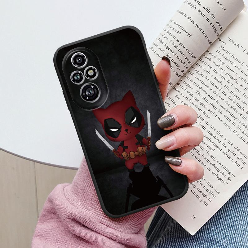 For Honor 200 Pro Case Phone Cover Popular Flower Lovely Cartoon Cat Soft Silicone TPU Funda For Honor 200Pro Protector Bumper