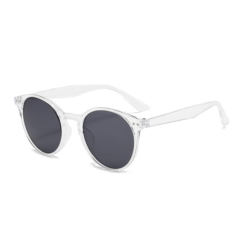 Women's Retro Round Frame Sunglasses - Classic European & American Style with UV Protection