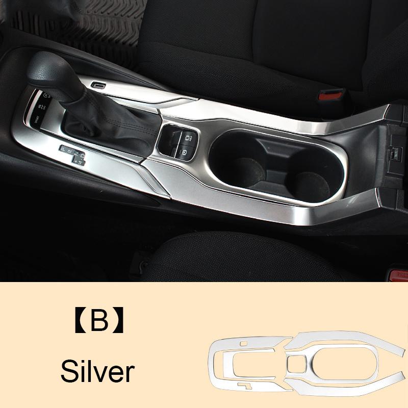 For Toyota Corolla E210 -   2024 Car Central Console Water Cup Holder Placement Trim Cover Frame Strips Stickers