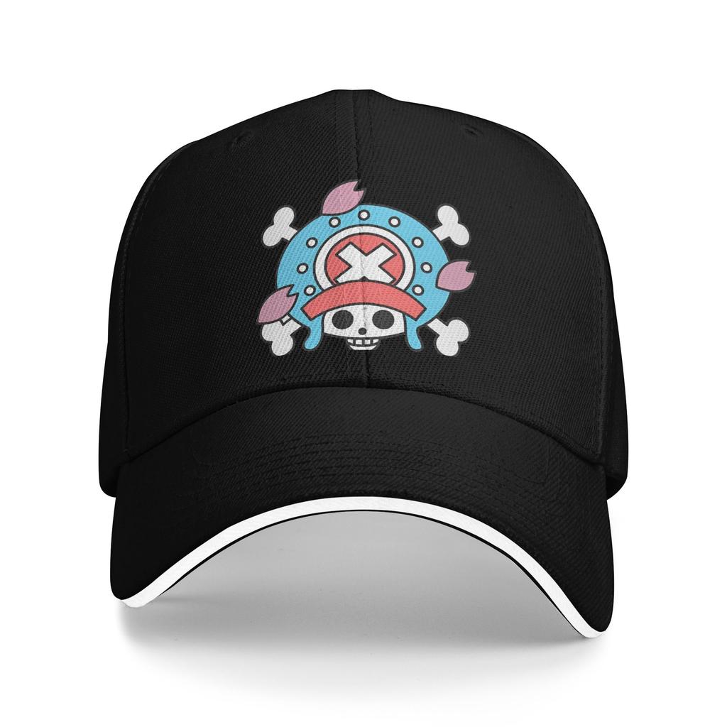 One Piece Flag Jolly Roger  Baseball Caps Vintage  Sandwich Hats Unisex Style Adjustable Caps Hat Sport