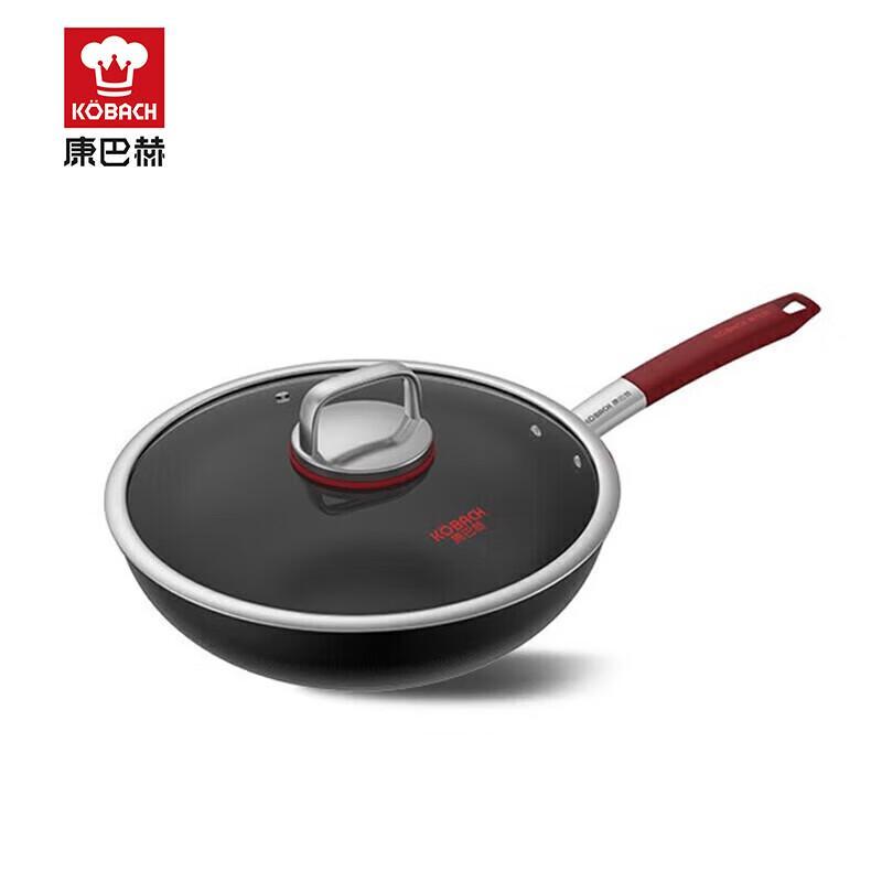 KABACH Pure Titanium Non-stick Wok 32cm