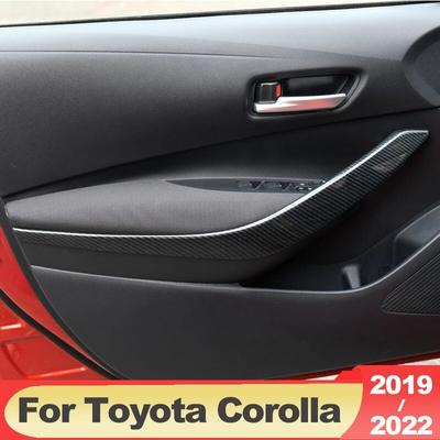 ABS plast Vnitřní panel dveří Kryt loketní opěrky Obložení Rám rukojeti Vhodné pro Toyota Corolla 2022 E210 Příslušenství