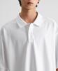 MUSINSA STANDARD Oversized Crop Pique Polo Shirt [White]