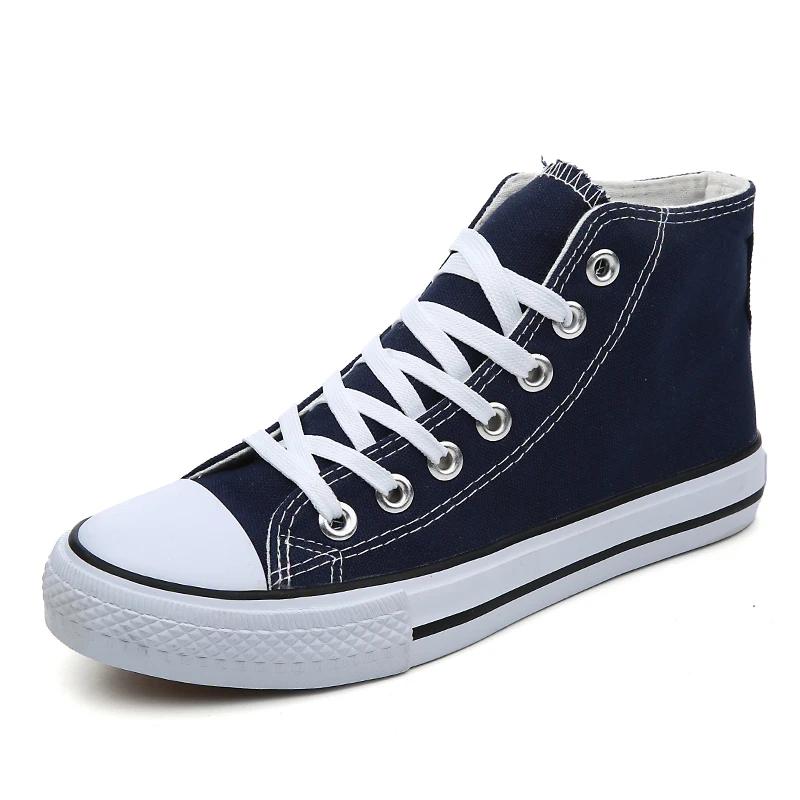 

Высокие парусиновые вулканизированные туфли на шнуровке, спортивные, Zapatos De Hombre 2023, мужская обувь, летние кроссовки для отдыха, модные, дышащие 35 синий