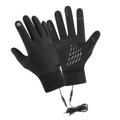 Rechargeable USB Heated Gloves for Cold Weather Cycling Thermals Insulation Windproofed Design Touchscreens Fingers