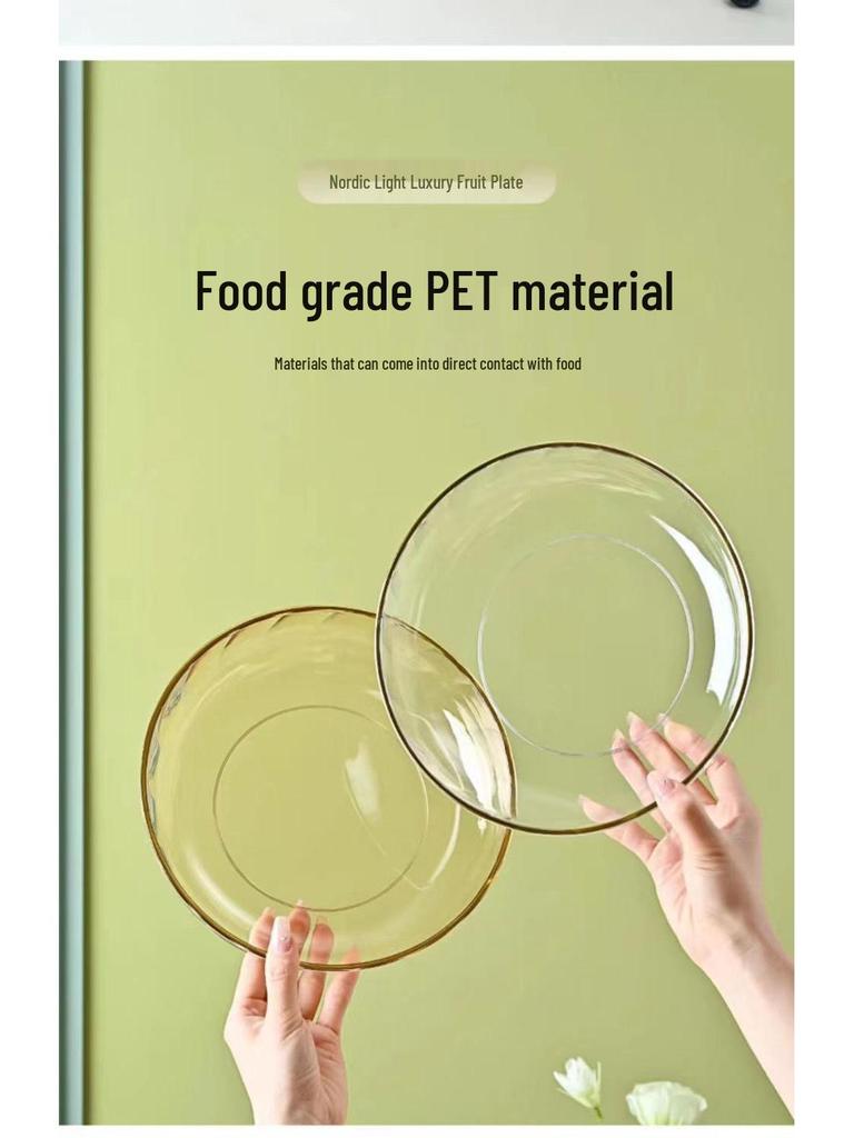 Elegant Fruit and Snack Display Tray for Living Room Coffee Table