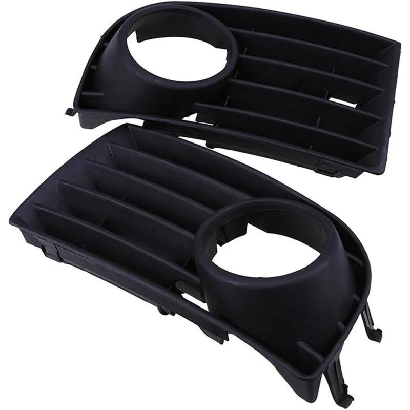 Golf MK5 2004-2009 Car Front Fog Light Cover Fog Lamp Hood Lower Bumper Grilles Decor Parts Light Grille