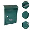 Big Metal Delivery Box Mountingbox, with 2 Keys, Outdoor Postbox Mailbox for The Entrance House
