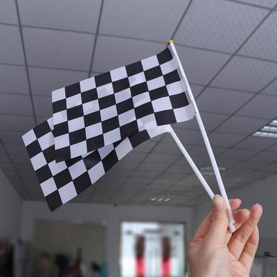 Závodní vlajky Vlajky pro fandění Vlajka závodníka Kostkované vlajky Závodní polyesterové vlajky Vlajky k mávání Kostkovaná vlajka