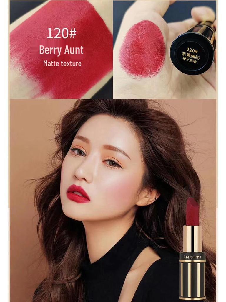 Yishiting Lip Love Moisturizing Matte Lipstick - High Pigment in Berry, Burgundy, Orange, Pink