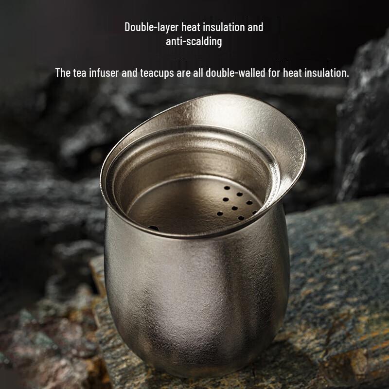 XinKe Titanium Tea Infuser Flask