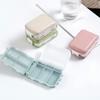Three-layer Folding Portable Mini Medicine Storage Box Large Capacity Dispensing Organizer