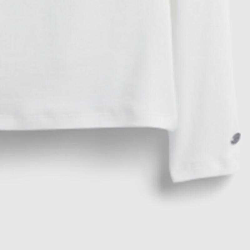 GAP Women's Cotton Modal Blend Off-Shoulder Long Sleeve Top