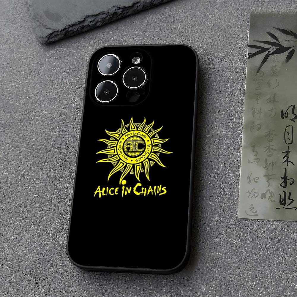 

Rock Band Alice In Chains Phone Case Funda For Iphone 13 17 16 11 15ProMax 14 12 Pro Xs Max Mini Xr X 7 8 6 6s Plus Covers iPhone 14 Pro Max
