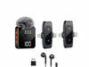A100 Wireless Lavalier Microphone: Outdoor Use, Multi-Platform Streaming, Audio Recording, Noise Reduction, Includes Battery.