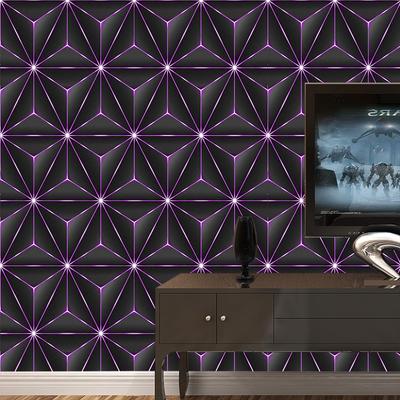 3D Geometry Pattern Peel and Stick Wallpaper Self Adhesive Contact Paper Removable Waterproof Wallpaper For Furniture Renovation