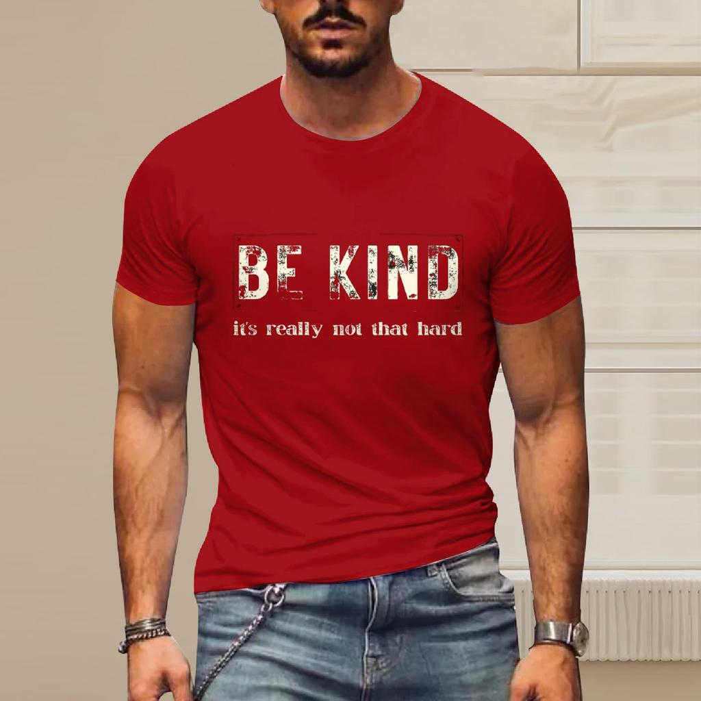 Herren T-Shirt Grafik Text Pool3D Druck Street Casual Kurzarm Bedruckte Kleidung Basic