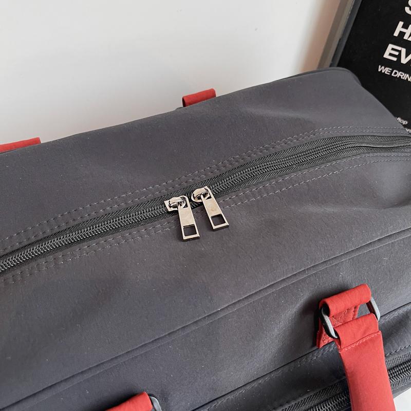 Geantă de călătorie portabilă în culori contrastante, geantă sport pentru bărbați și femei, pentru antrenament, fitness, călătorie, capacitate mare, geantă duffel