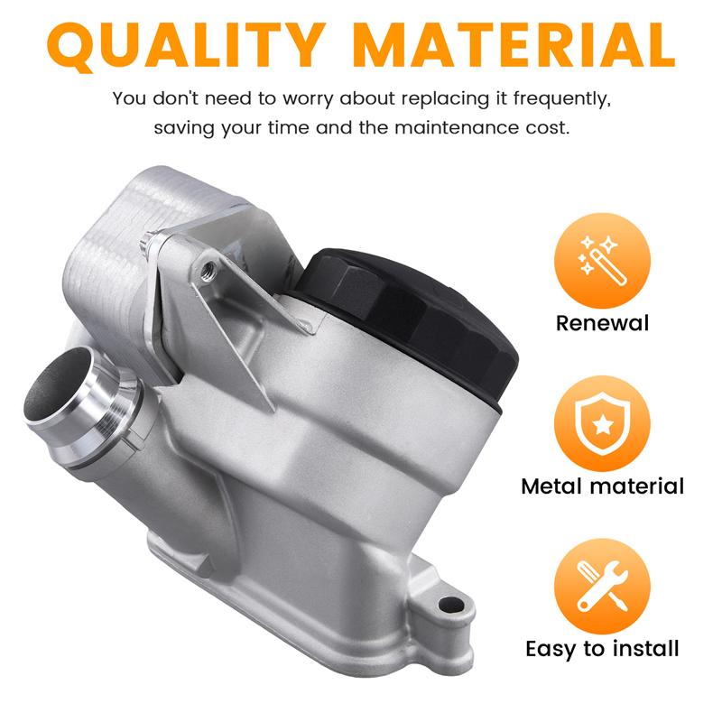 M63K-11428642289 Oil Filter Assembly For BMW E87 F20 E90 E92 E93 F30 F34 F35 E60 F07 F10 F18 E66 F01 F02 E84 E83 F25 E70 E85