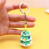 4 Pieces Xmas Keyring Bag Pendent Compact Size Sweet Gift Festival Accessories Christmas Decor Hanging Ornament Holiday Supplies