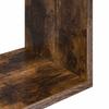 Wall Shelf Smoked Oak 70 x 20 x 100 cm Engineered Wood