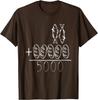 Die Speisung der 5000 Wunder Fisch Brot Jesus Christliche Bibelvers Grafik T-Shirt Herren Freizeit Kurzarm
