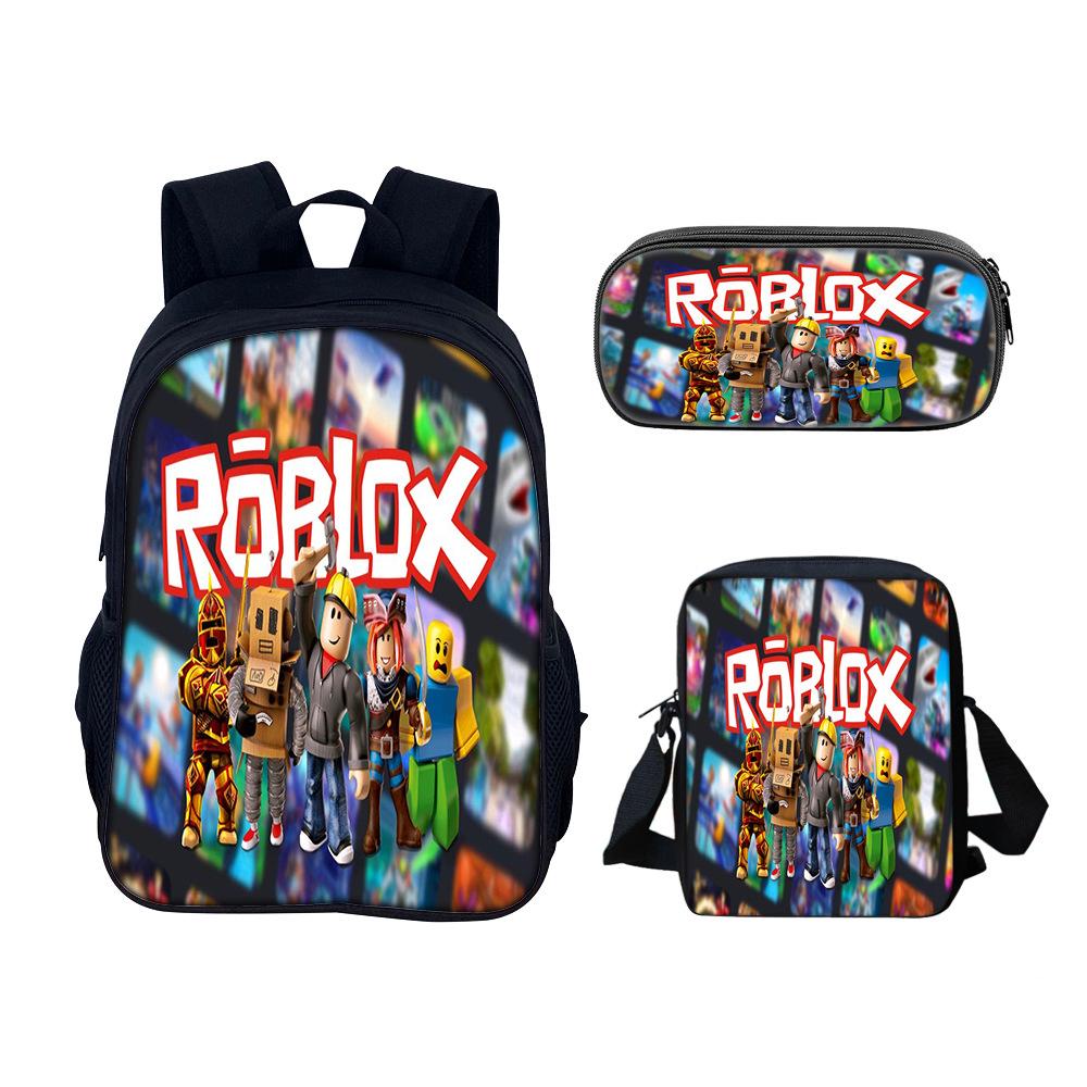 Roblox Anime Dreiteiliges Set für Jungen, Mädchen und Grundschüler (Auf Lager)
