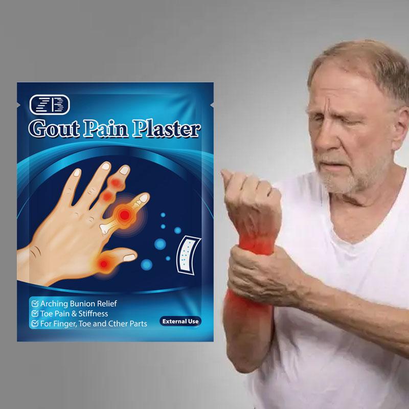 8pcs/bag Gout Pain Patch Treatment Foot Gout Patch Thumb Corrector Sticker Finger Hallux Toe Bunion Pain Relief Plaster Patch