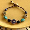 Tibetan Ancient Method Woven Braided Bracelet Nepal Bohemian Exotic Bell Women Bracelet Coco Hand Rope Bracelet Women Jewelry