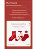 Children's Winter Plush Socks - Warm, Thickened Coral Fleece, New Year Red, Mid-Calf Length for Boys & Girls.