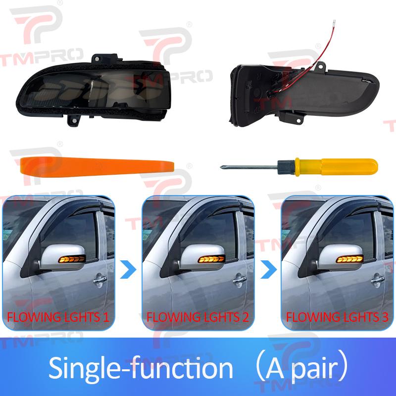 Car Led Side Mirror Yellow Light for Perodua MYVI 2006-2011 Car Flowing LED Lights Turn Signal Light