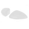 1Pair White Side Rearview Mirror Cover Caps FOR Chevrolet Cruze 2017 2018