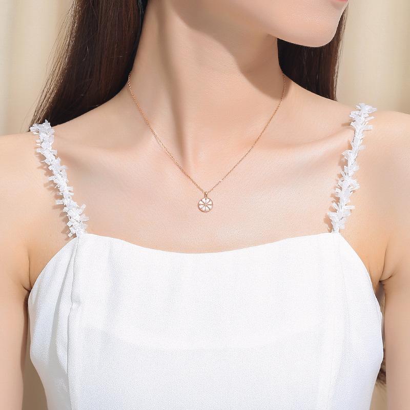 Tancise Dámský klasický náhrdelník s přívěskem S925 Sterling Silver Luxury Personality